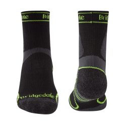 Bridgedale TRAIL RUN LW T2 Merino 3/4 Crew 845 Black zokni