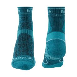   Bridgedale TRAIL RUN UL T2 Merino 3/4 Crew Wmns 259 Teal zokni