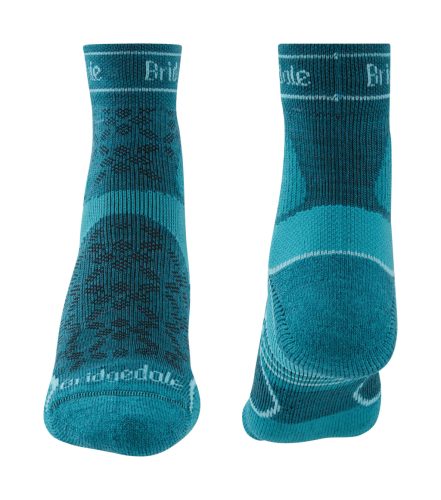 Bridgedale TRAIL RUN UL T2 Merino 3/4 Crew Wmns 259 Teal zokni