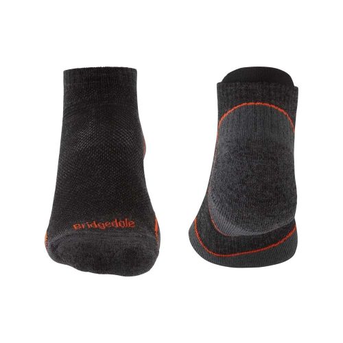 Bridgedale HIKE UL T2 Merino Perf. Low 265 Anthracite/Orange zokni