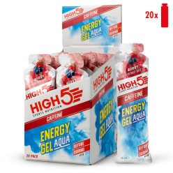 HIGH5 Energy Gel Aqua Caffeine Berry energiazselé 66 g