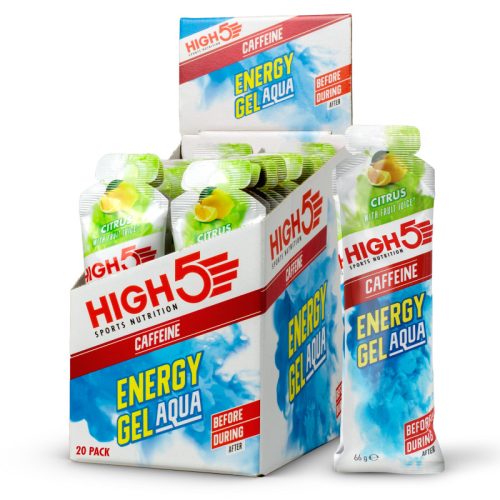 HIGH5 Energy Gel Aqua Caffeine Citrus energiazselé 66 g
