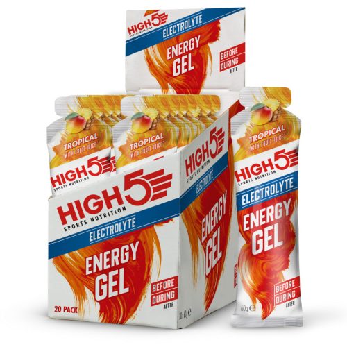 HIGH5 Energy Gel Electrolyte Trópusi energiazselé 60 g