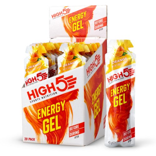 HIGH5 Energy Gel Narancs energiazselé 40 g