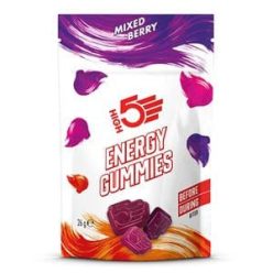 HIGH5 Energy Gummies Málna 26 g 6 db energiagumicukor