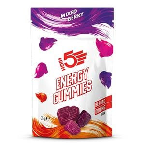 HIGH5 Energy Gummies Málna 26 g 6 db energiagumicukor