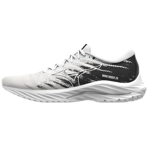 Mizuno Wave Rider 26 férfi neutrális futócipő – White/Black