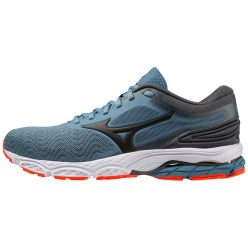 Mizuno Wave Prodigy 4 férfi neutrális futócipő – Provincial Blue/Black/Soleil