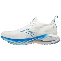 Mizuno Wave Neo Wind férfi neutrális futócipő – Undyed White/Peace Blue