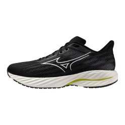 Mizuno Wave Inspire 21 férfi stabil futócipő – Black/White/Vibrant Yellow