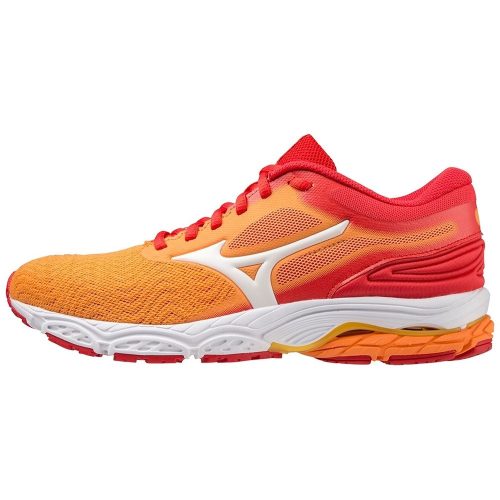 Mizuno Wave Prodigy 4 női neutrális futócipő – Bird of Paradise/White/Bittersweet – fő termékkép