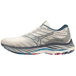 Mizuno Wave Rider 26 női neutrális futócipő – Snow White/Silver/Ibiza Blue