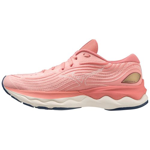 Mizuno Wave Skyrise 4 női neutrális futócipő – Peach Bud/Vaporous Gray/Peach Blossom