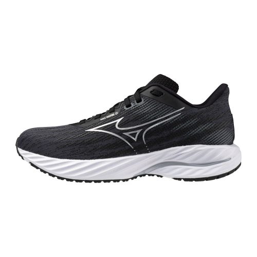 Mizuno Wave Inspire 21 női stabil futócipő – Black/Silver/Metallic Gray