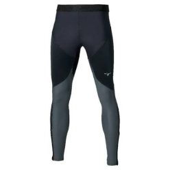  Mizuno Tech Thermal Charge Breath Thermo Long Tight férfi hosszú futónadrág – Black/Dark Slate
