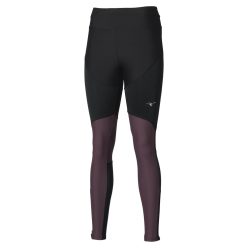 Mizuno Tech Thermal Charge Breath Thermo Long Tight női hosszú futónadrág – Black / Raisin
