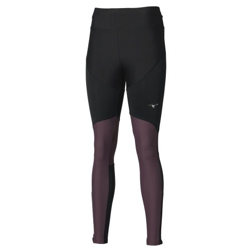 Mizuno Tech Thermal Charge Breath Thermo Long Tight női hosszú futónadrág – Black / Raisin